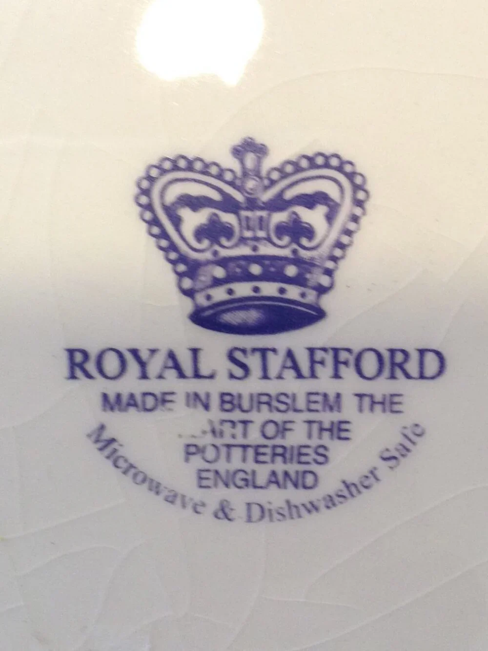Royal Stafford England Plate/Wall Deco Paris City Scenes Avant Garde Cottagecore